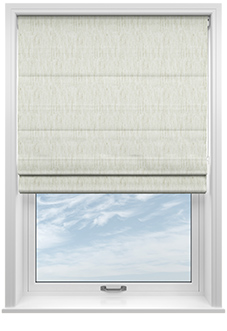 Culross (Blackout), Speckled White - Twist&Fit Roman Blind